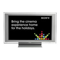 Sony BRAVIA KD-46XBR3 Manual De Instrucciones