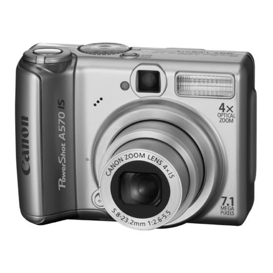 Canon PowerShot A570 IS Guia Del Usuario