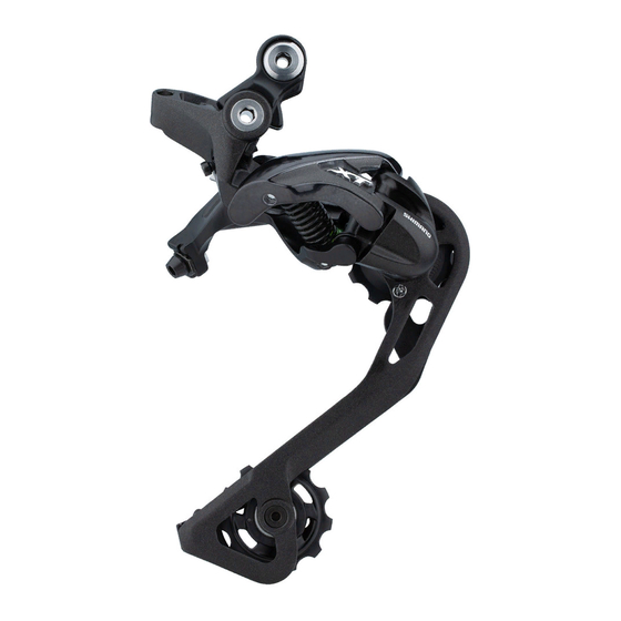 Shimano DEORE XT RD-T8000 Manual Del Distribuidor