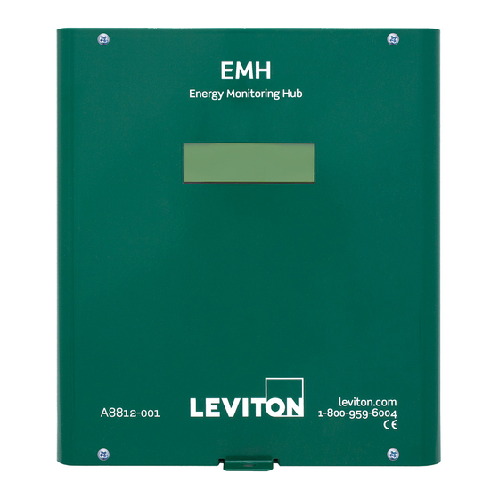 Leviton Energy Monitoring Hub A8812 Guia De Inicio Rapido