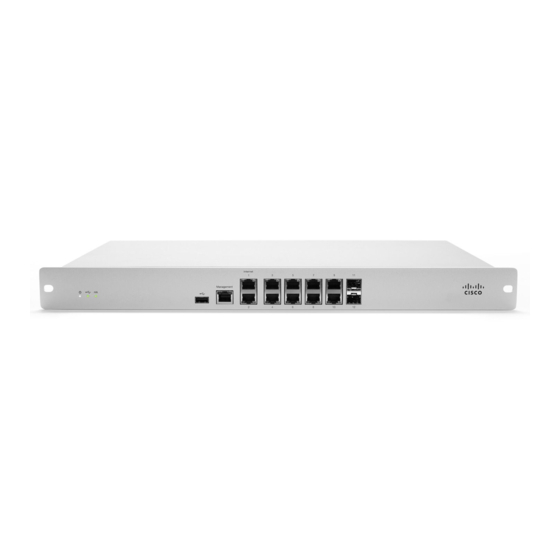 Cisco Meraki MX84 Manual Del Usuario