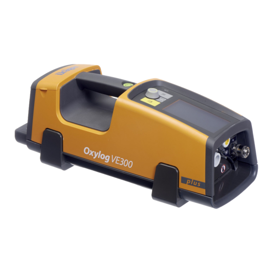 Dräger Oxylog VE300 Manual De Instrucciones