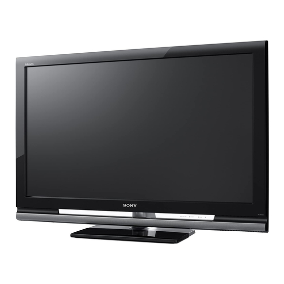 Sony KDL-32XBR6 Manual De Instrucciones