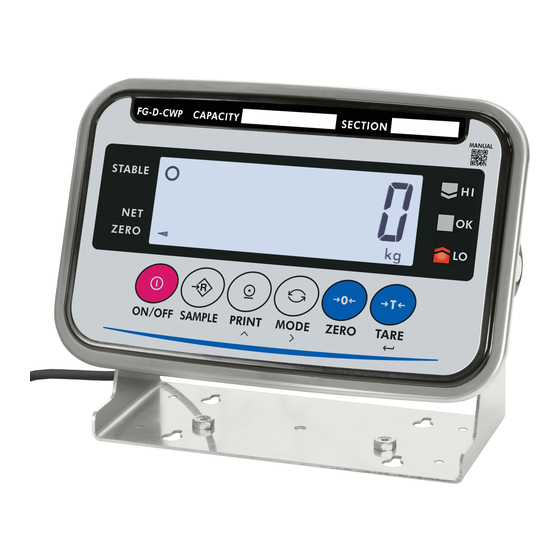 A&D FG-D-CWP Guia De Inicio Rapido