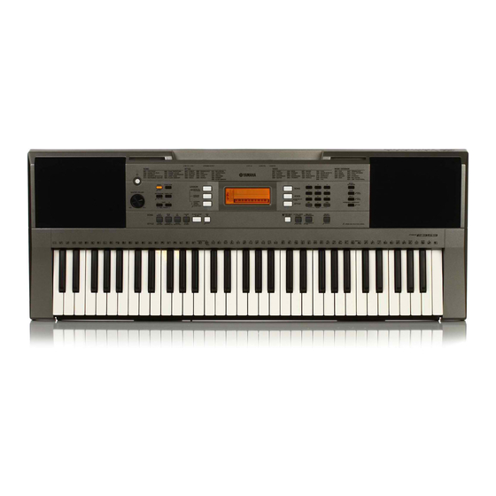 Yamaha PSR-E353 Manuales