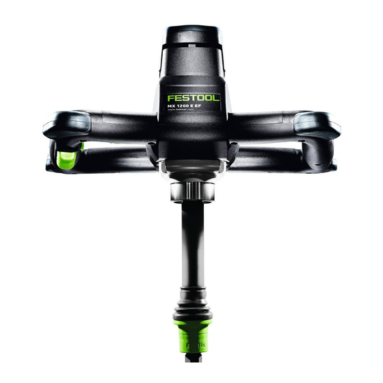 Festool MX 1000 E EF Manuales