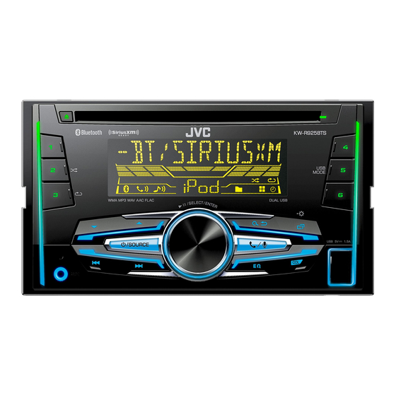 JVC KW-R925BTS Manual De Instrucciones