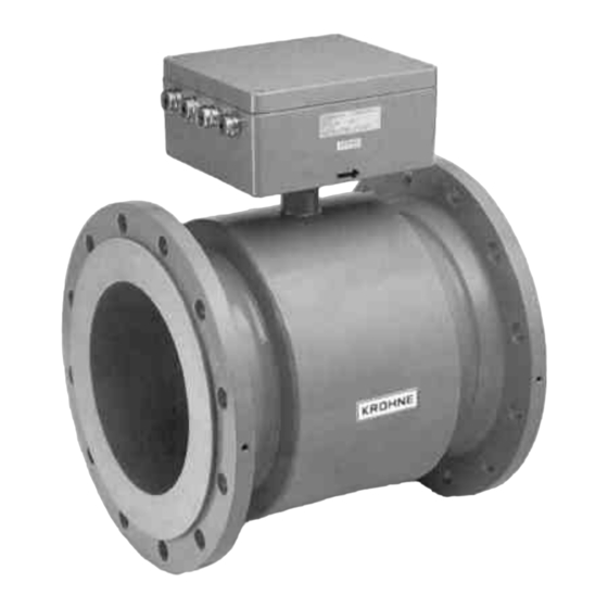 KROHNE TIDALFLUX IFM 4110 PF Instrucciones De Instalación Y Funcionamiento