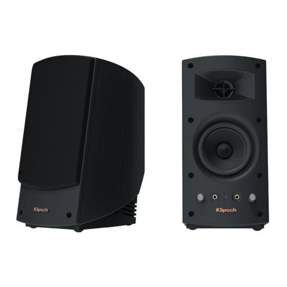 Klipsch PROMEDIA 2.0 Manuales