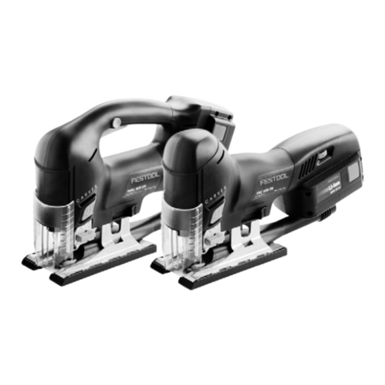 Festool CARVEX PSC 400 EB Manual De Instrucciones Original/Lista De Piezas De Repuesto
