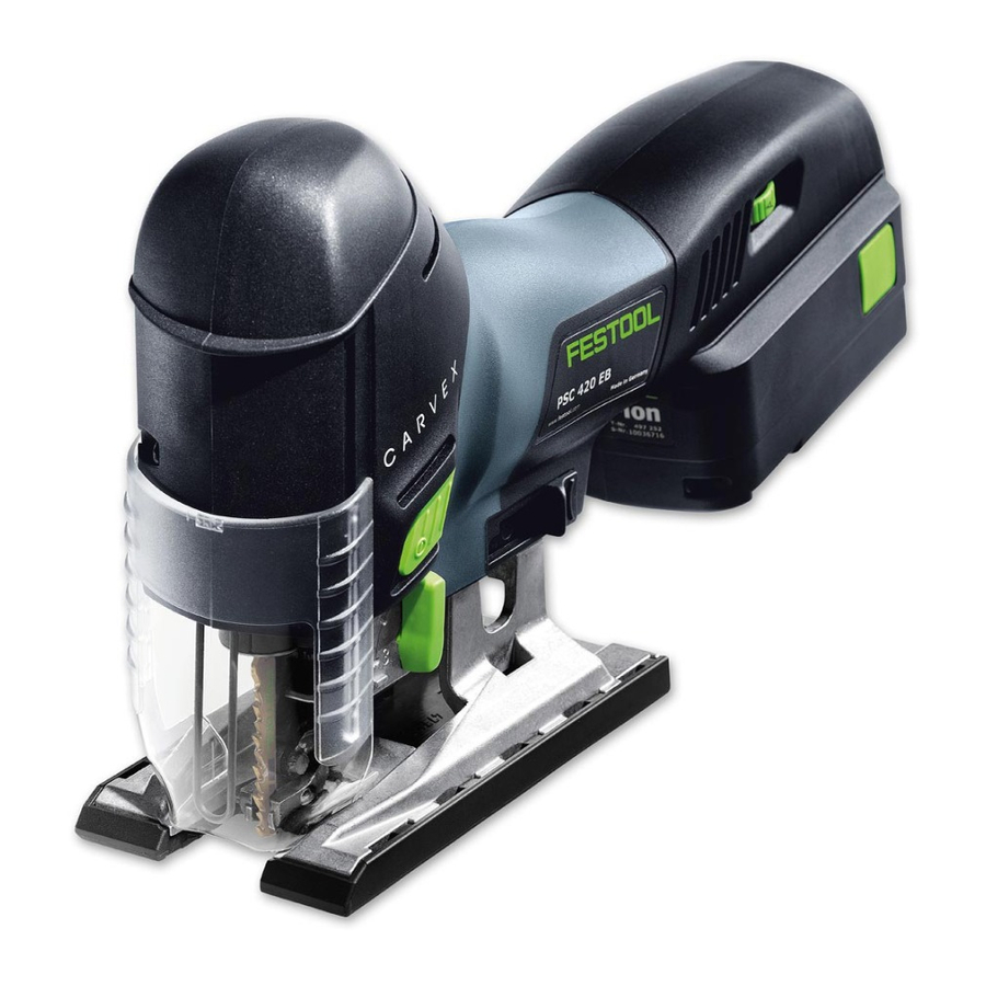 Festool CARVEX PSC 400 EB Manual De Instrucciones
