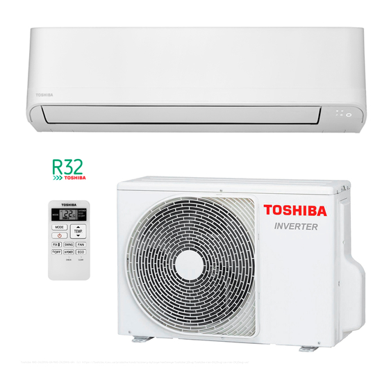 Toshiba RAS-24J2KVG-E El Manual Del Propietario