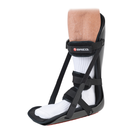 Breg Plantar Fasciitis Night Splint Instrucciones De Uso