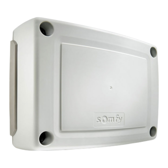 SOMFY Control Box 3S RTS Manual Del Usuario