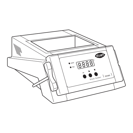 Barloworld Scientific Stuart SBH130 Instrucciones De Funcionamiento