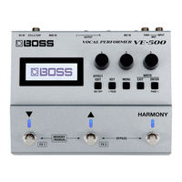 Boss VE-500 Manual Del Usuario