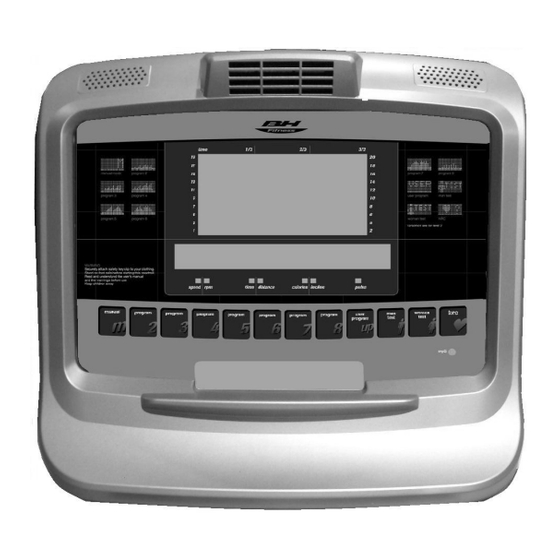 BH FITNESS G6510O Guía De Uso