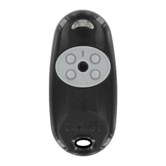 CAME ATOMO Serie Manual De Instrucciones