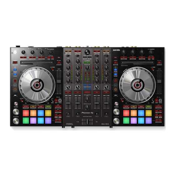 PIONEER DJ serato DJ Pro DDJ-SX3 Manual De Instrucciones