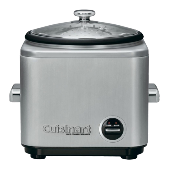 Cuisinart CRC800E Manual De Instrucciones