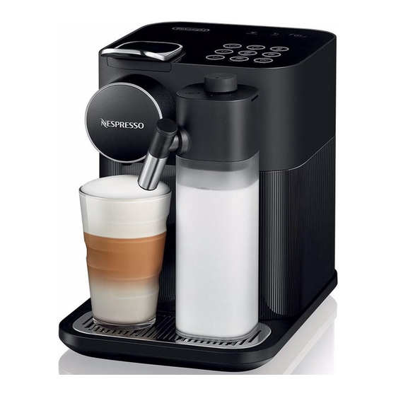 DeLonghi Nespresso MY MACHINE GRAN LATTISSIMA Manual De Usuario