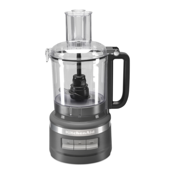 KitchenAid 5KFP0919 Manual Del Usuario