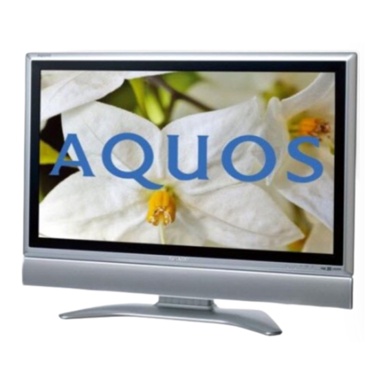 Sharp AQUOS LC-32GA9E Manual De Manejo