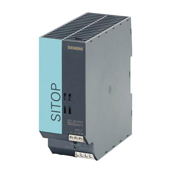 Siemens SITOP smart Instrucciones De Uso