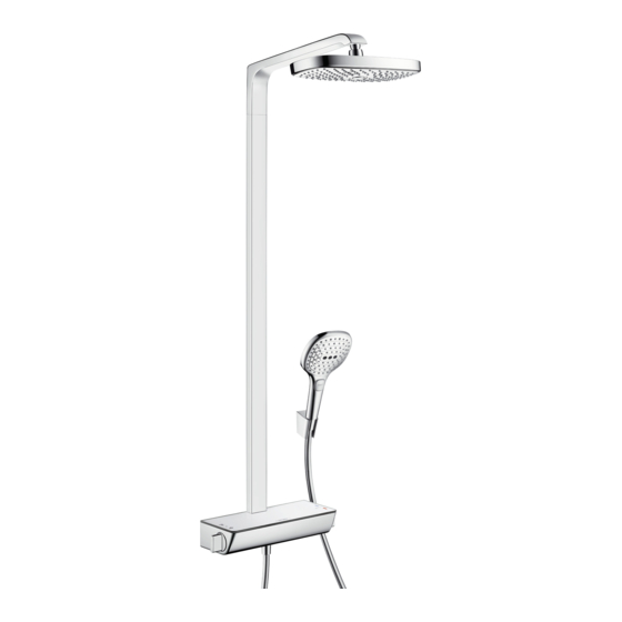 Hansgrohe Raindance Select 2jet Showerpipe EcoSmart 27282000 Manuales