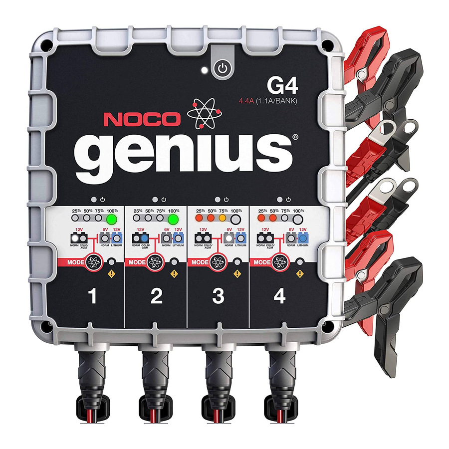 NOCO Genius G4 Manuales