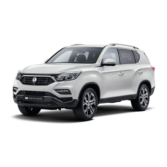 SSANGYONG REXTON 2020 Manual Del Propietário