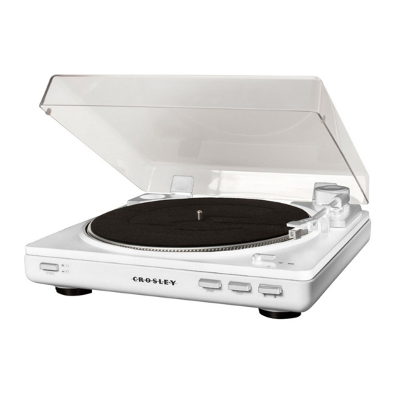 Crosley T400A Manual De Instrucciones