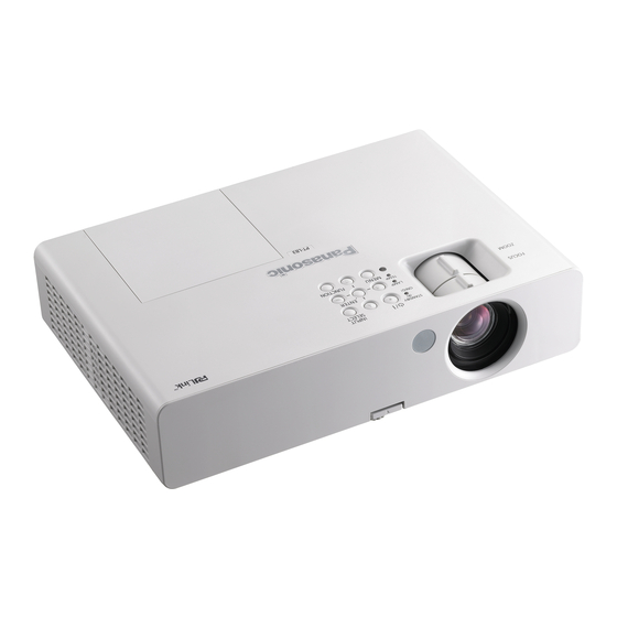 Panasonic PT-LB3E Instrucciones De Funcionamiento