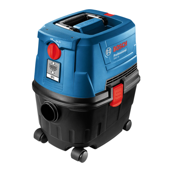 Bosch GAS 15 Professional Manual Original