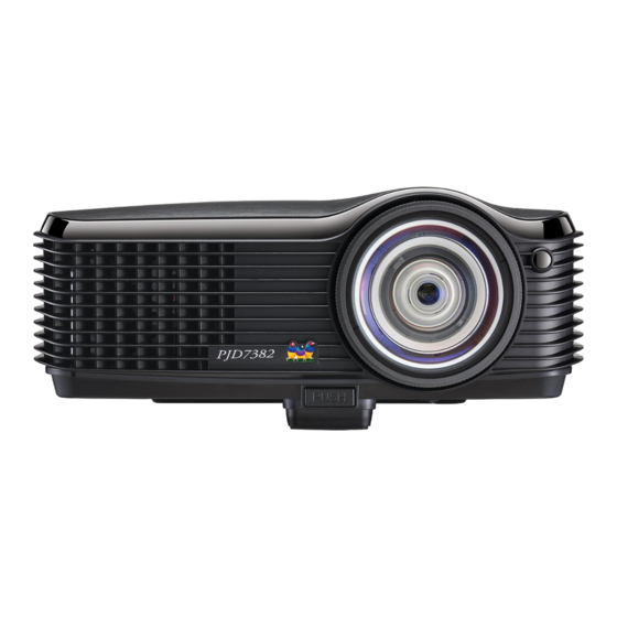 ViewSonic PJD7382 Guia Del Usuario