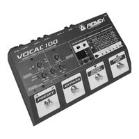 Peavey Vocal 100 Guía De Operación