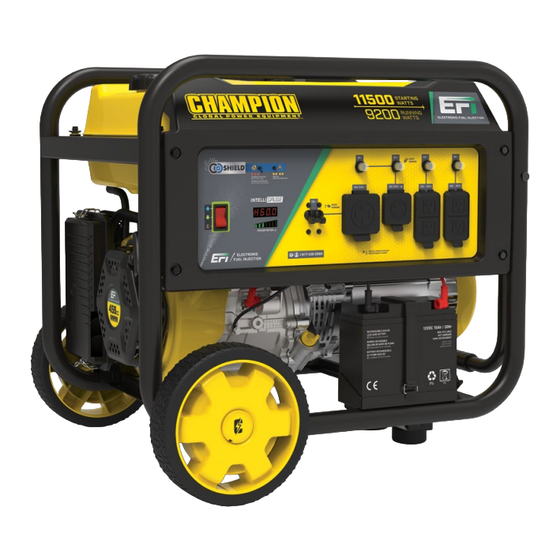 Champion Global Power Equipment 100485 Guia De Inicio Rapido