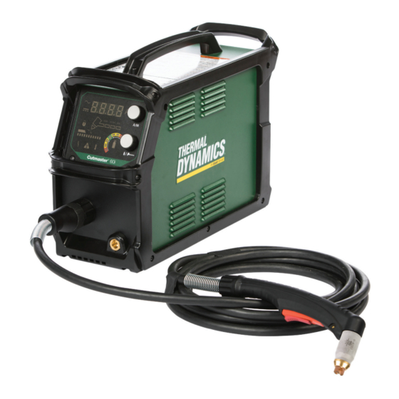 Thermal Dynamics CUTMASTER 60i Manual De Operación