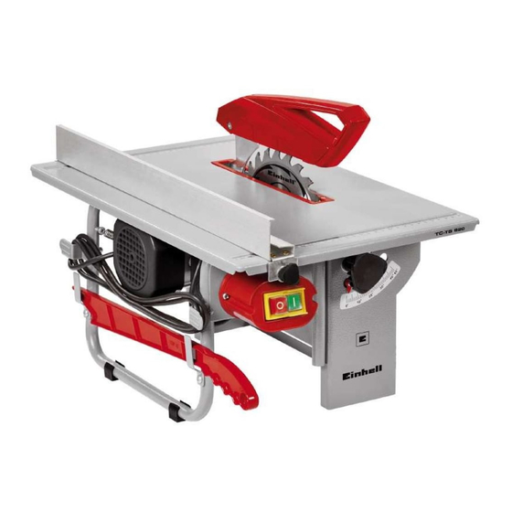 EINHELL TC-TS 820 Manual De Instrucciones Original