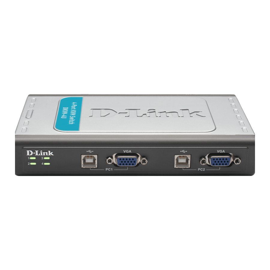 D-Link DKVM-4U Guía Rápida De Instalación
