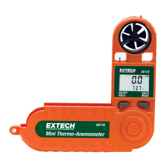 Extech Instruments 45118 Manual De Instrucciones