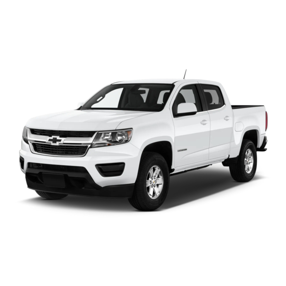 Chevrolet Colorado 2019 Manuales