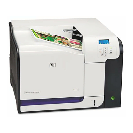 HP Color LaserJet CP3525 Serie Guia Del Usuario