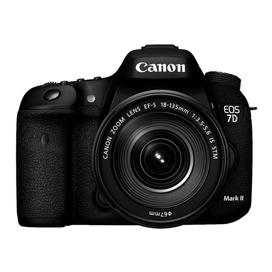 Canon EOS 7D Mark II G Manual De Uso