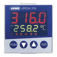 JUMO dTRON 304 Manual De Servicio