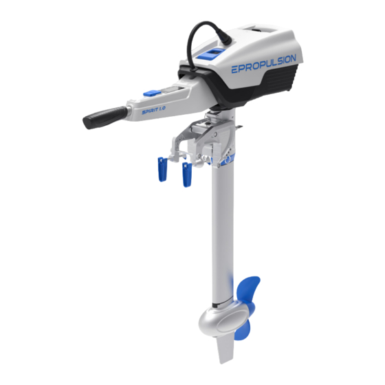 ePropulsion SPIRIT 1.0 Plus Manual De Usuario