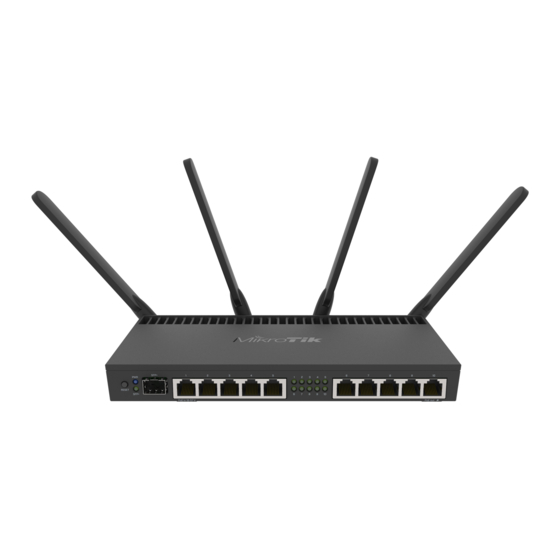 MikroTik RB4011iGS+5HacQ2HnD-IN Guía Rápida