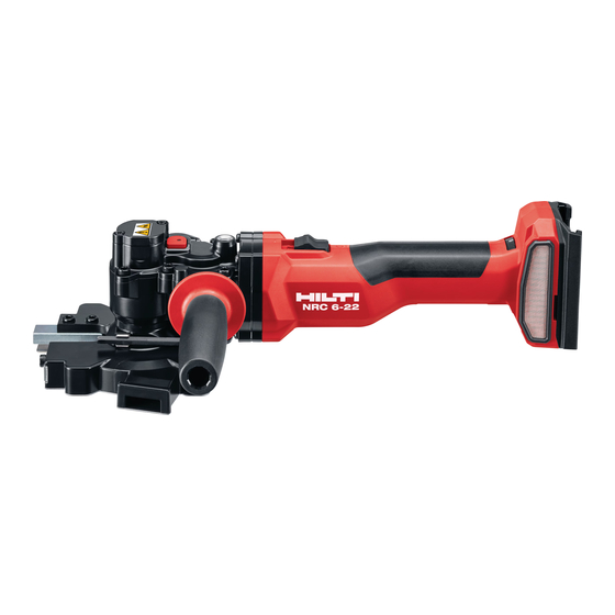 Hilti NRC 6-22 Manual De Instrucciones Original