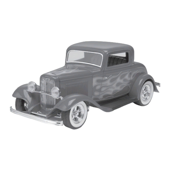 REVELL '32 FORD 3-WINDOW COUPE Manuales