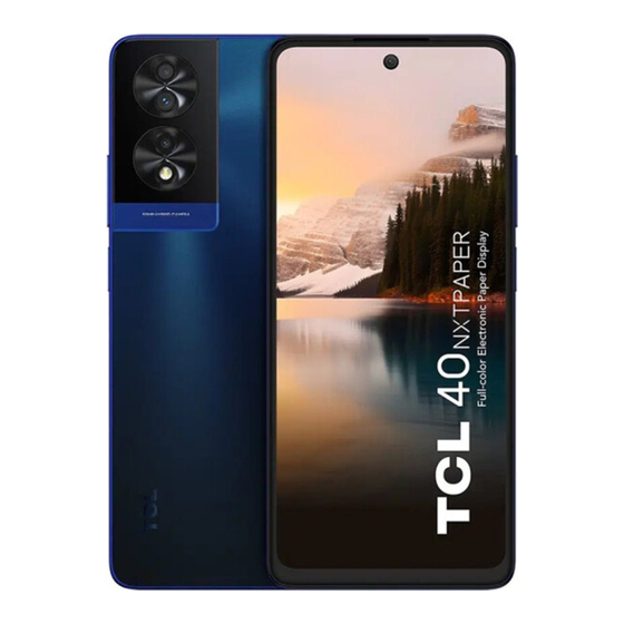 TCL 40 NXTPAPER Guia De Inicio Rapido